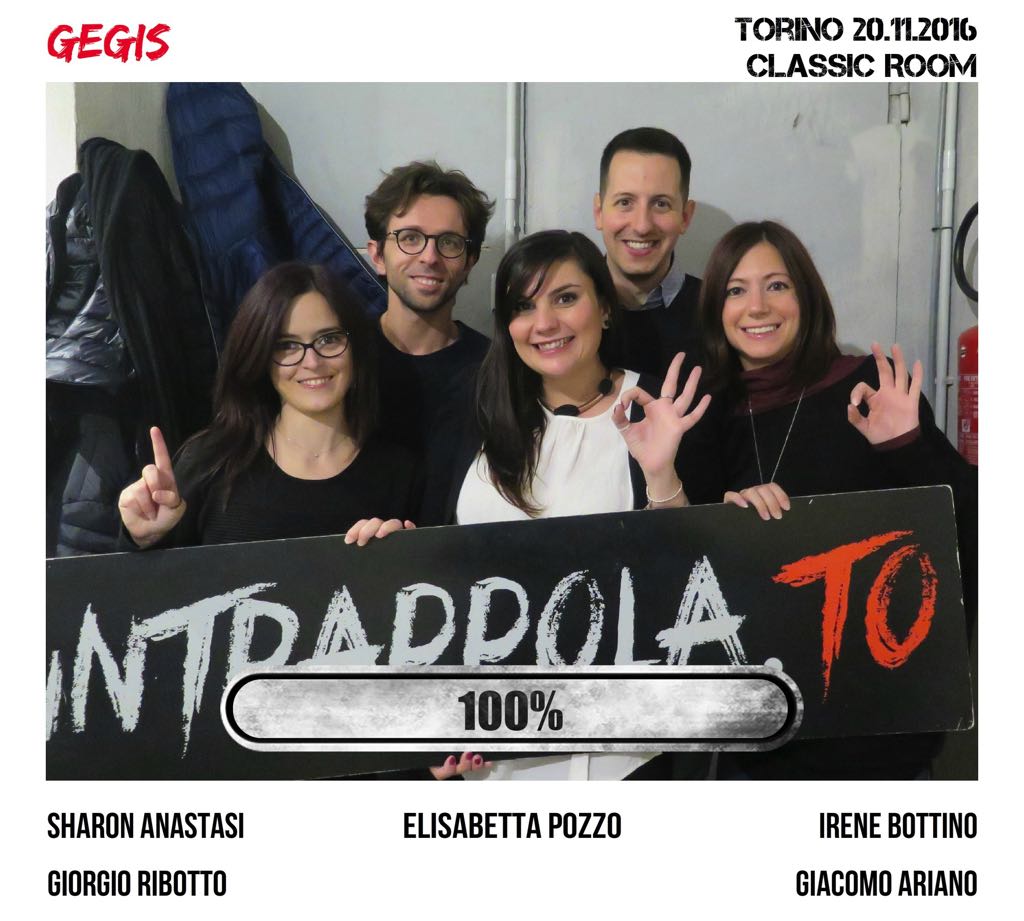 Il gruppo gegis è fuggito dalla nostra escape room Classic Room