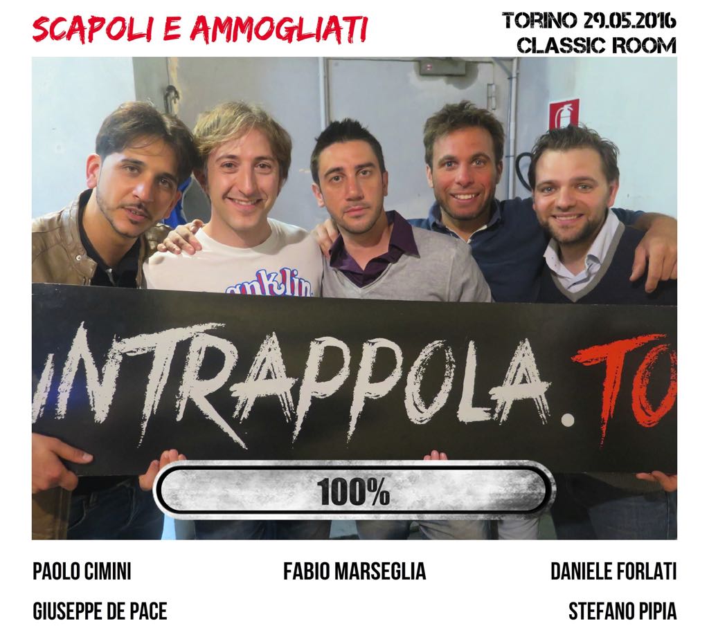 Il gruppo scapoli e ammogliati è fuggito dalla nostra escape room Classic Room