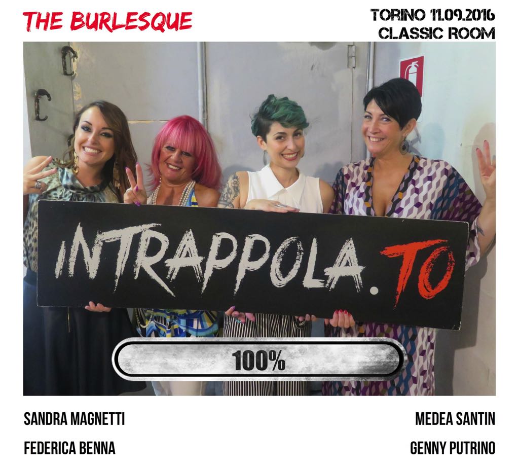 Il gruppo the burlesque è fuggito dalla nostra escape room Classic Room