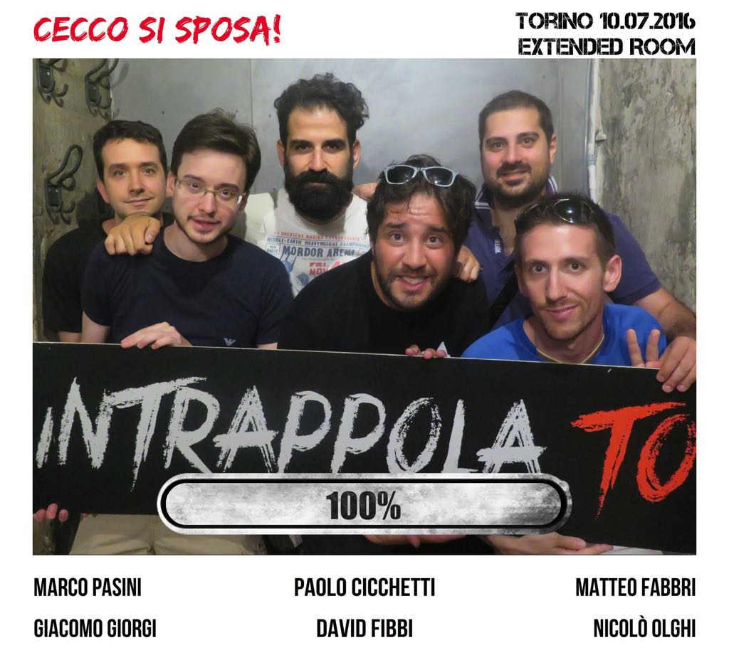 Il gruppo cecco si sposa! è fuggito dalla nostra escape room Extended Room