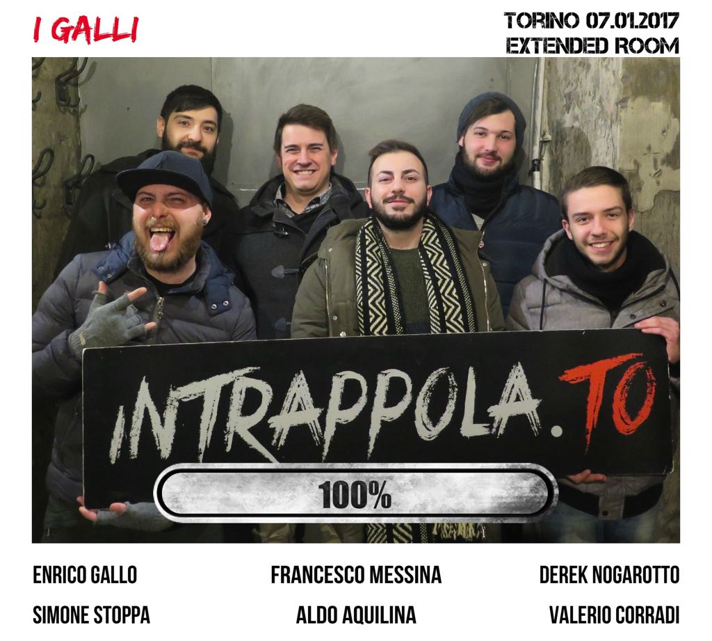 Il gruppo i galli è fuggito dalla nostra escape room Extended Room