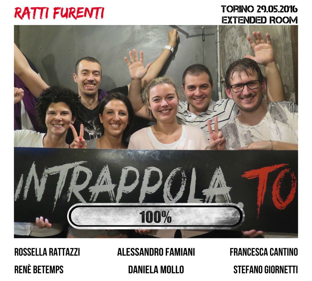 Il gruppo ratti furenti è fuggito dalla nostra escape room Extended Room