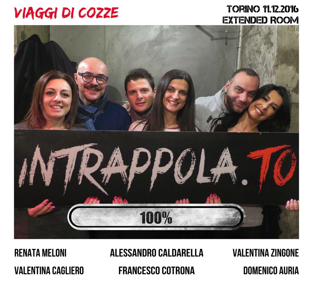 Il gruppo viaggi di cozze è fuggito dalla nostra escape room Extended Room