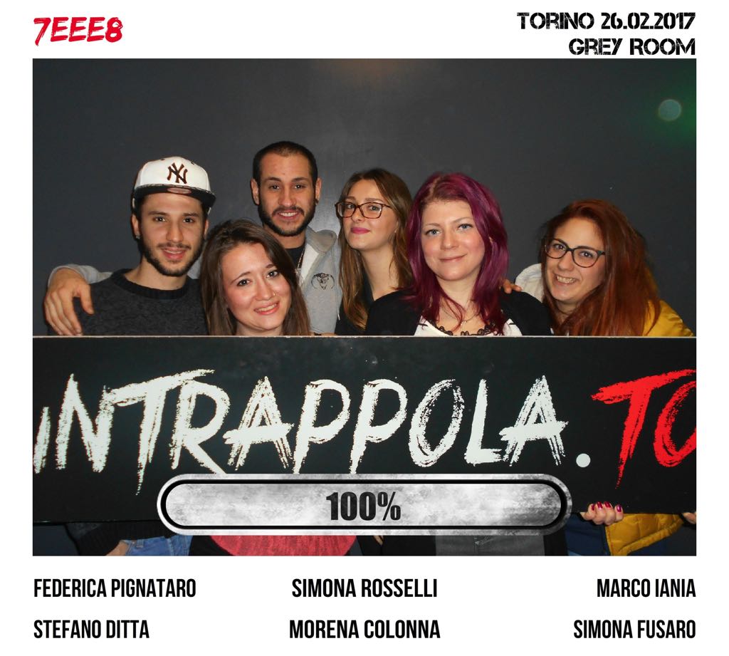 Il gruppo 7eee8 è fuggito dalla nostra escape room 