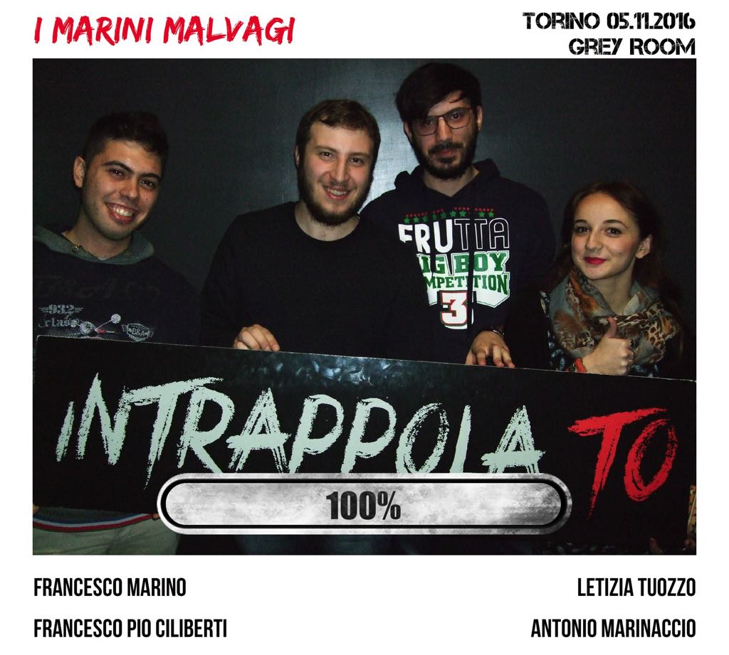 Il gruppo I Marini malvagi è fuggito dalla nostra escape room 