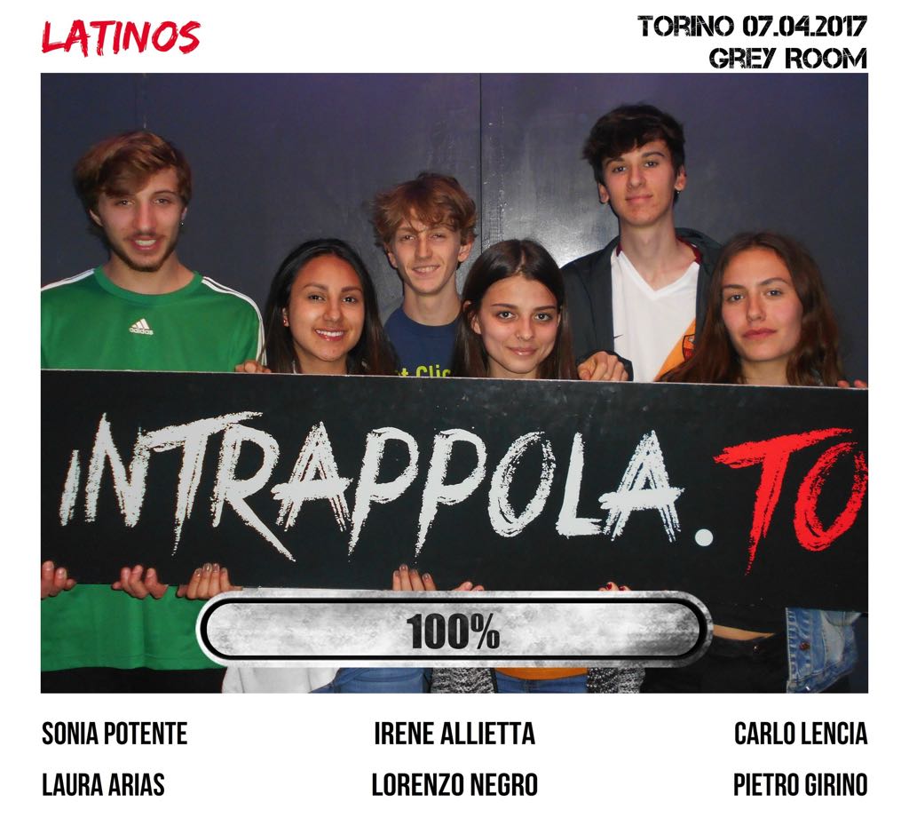 Il gruppo Latinos è fuggito dalla nostra escape room 