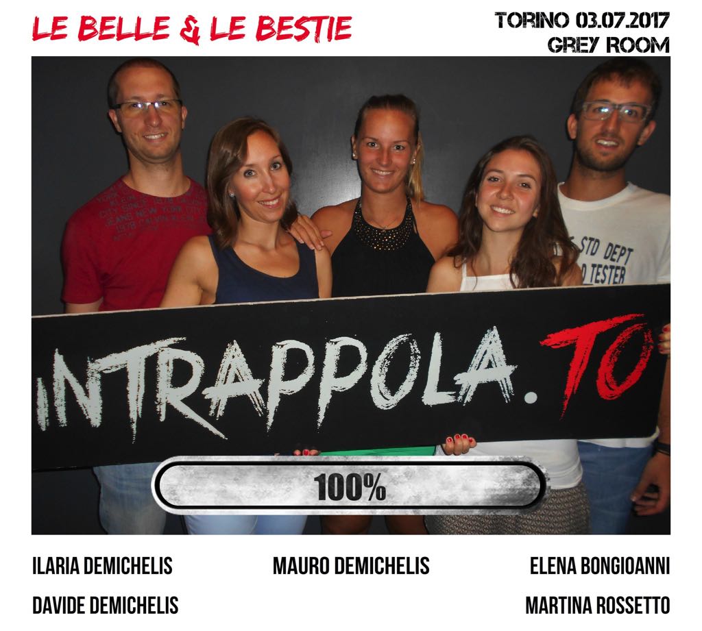 Il gruppo Le belle & le bestie è fuggito dalla nostra escape room 