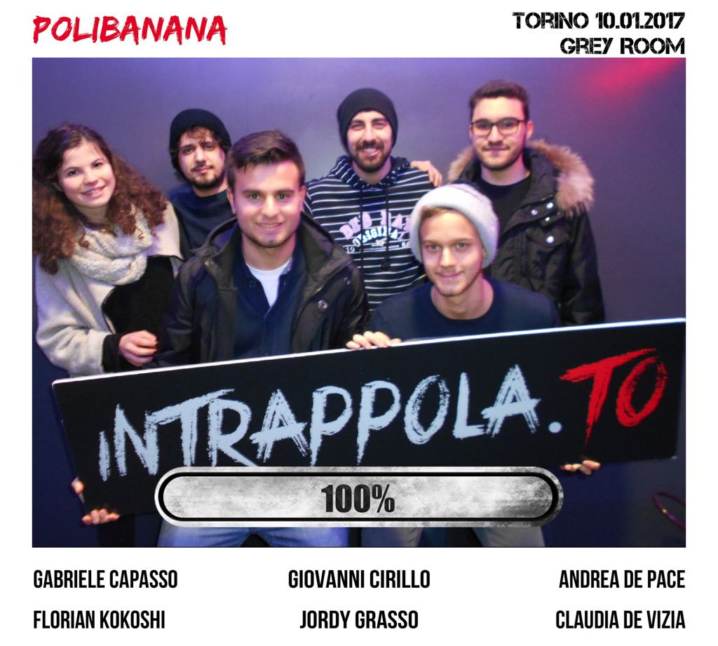 Il gruppo PoliBanana è fuggito dalla nostra escape room 