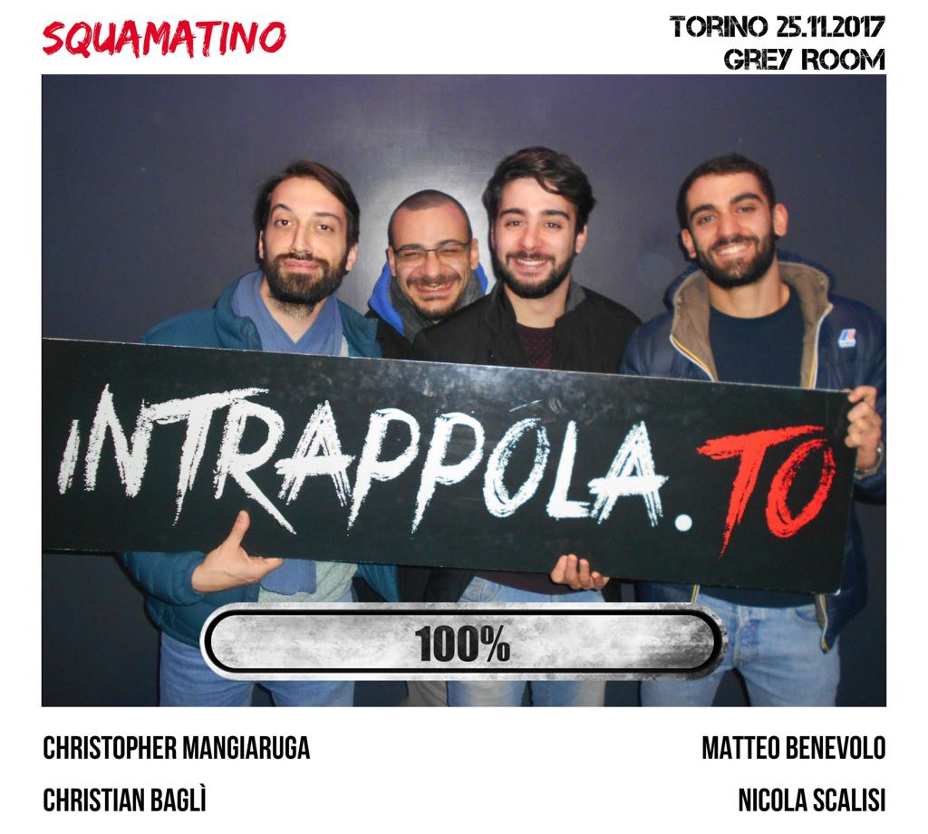 Il gruppo Squamatino è fuggito dalla nostra escape room 