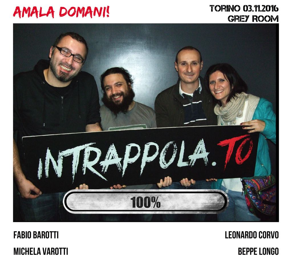 Il gruppo amala domani! è fuggito dalla nostra escape room 