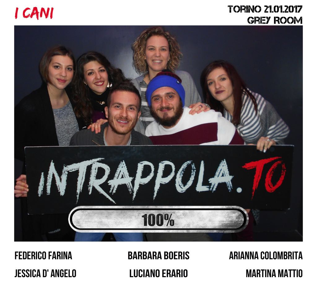 Il gruppo i cani è fuggito dalla nostra escape room 