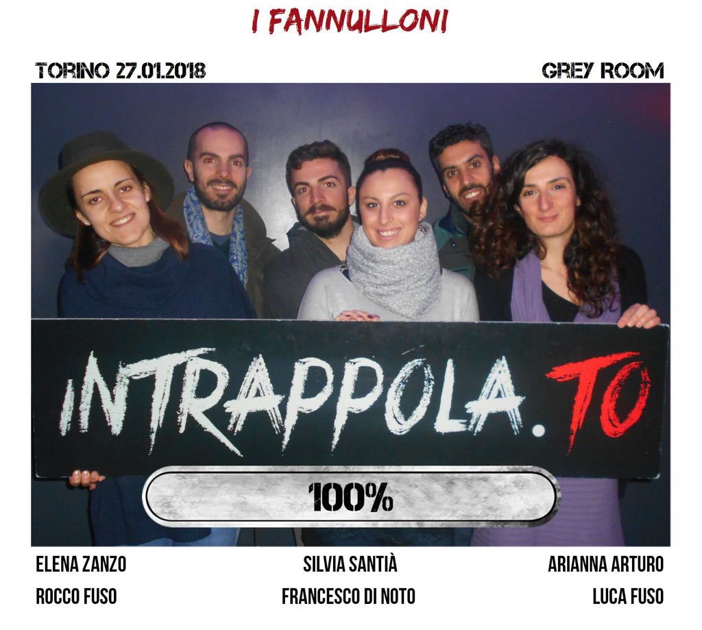 Il gruppo i fannulloni è fuggito dalla nostra escape room 