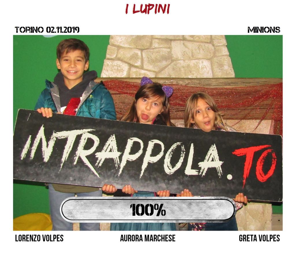 Il gruppo I lupini è fuggito dalla nostra escape room 