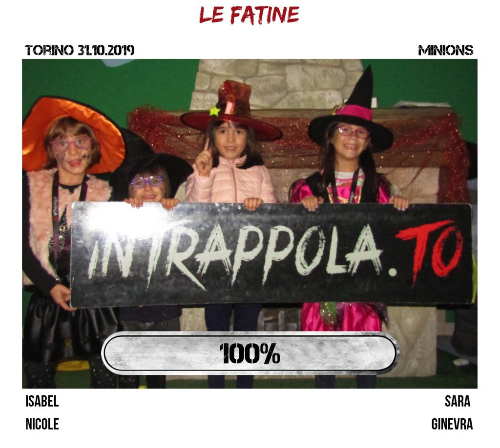 Il gruppo Le fatine è fuggito dalla nostra escape room 