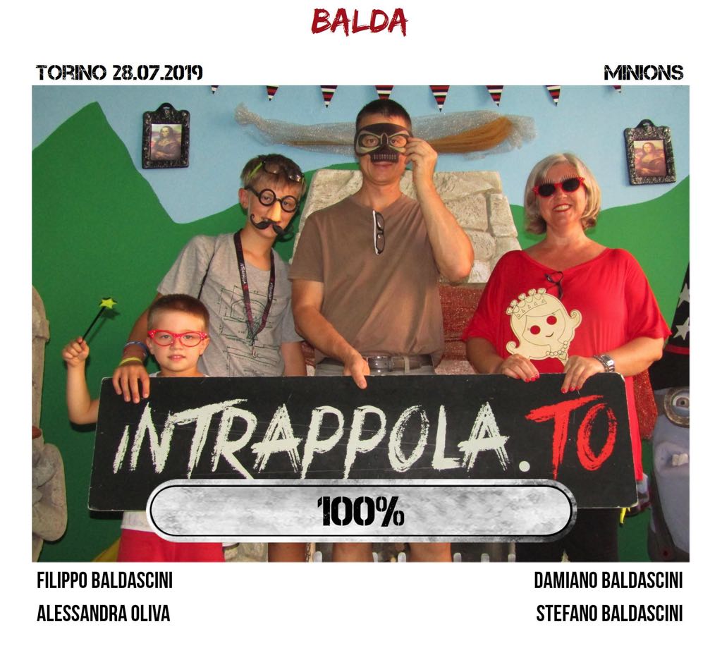 Il gruppo balda è fuggito dalla nostra escape room 