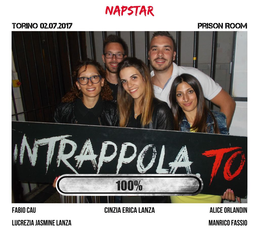 Il gruppo napstar è fuggito dalla nostra escape room Prison Room