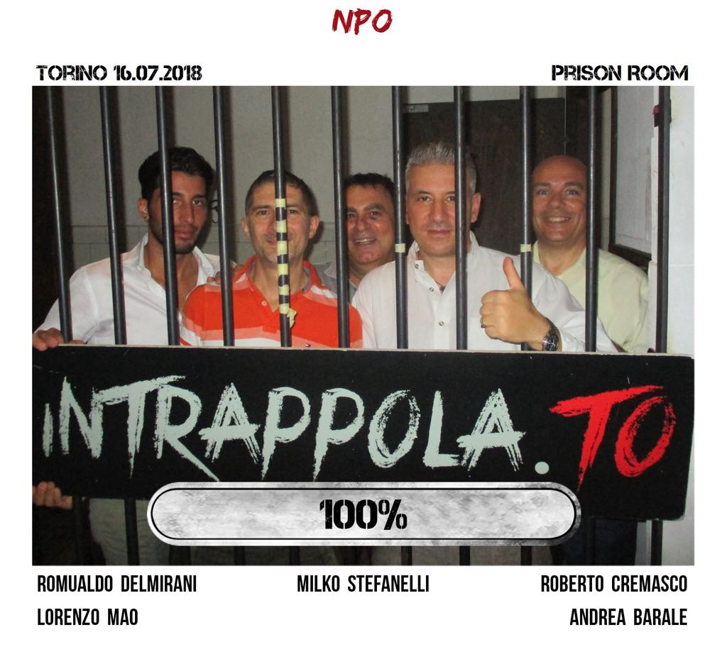 Il gruppo npo è fuggito dalla nostra escape room Prison Room