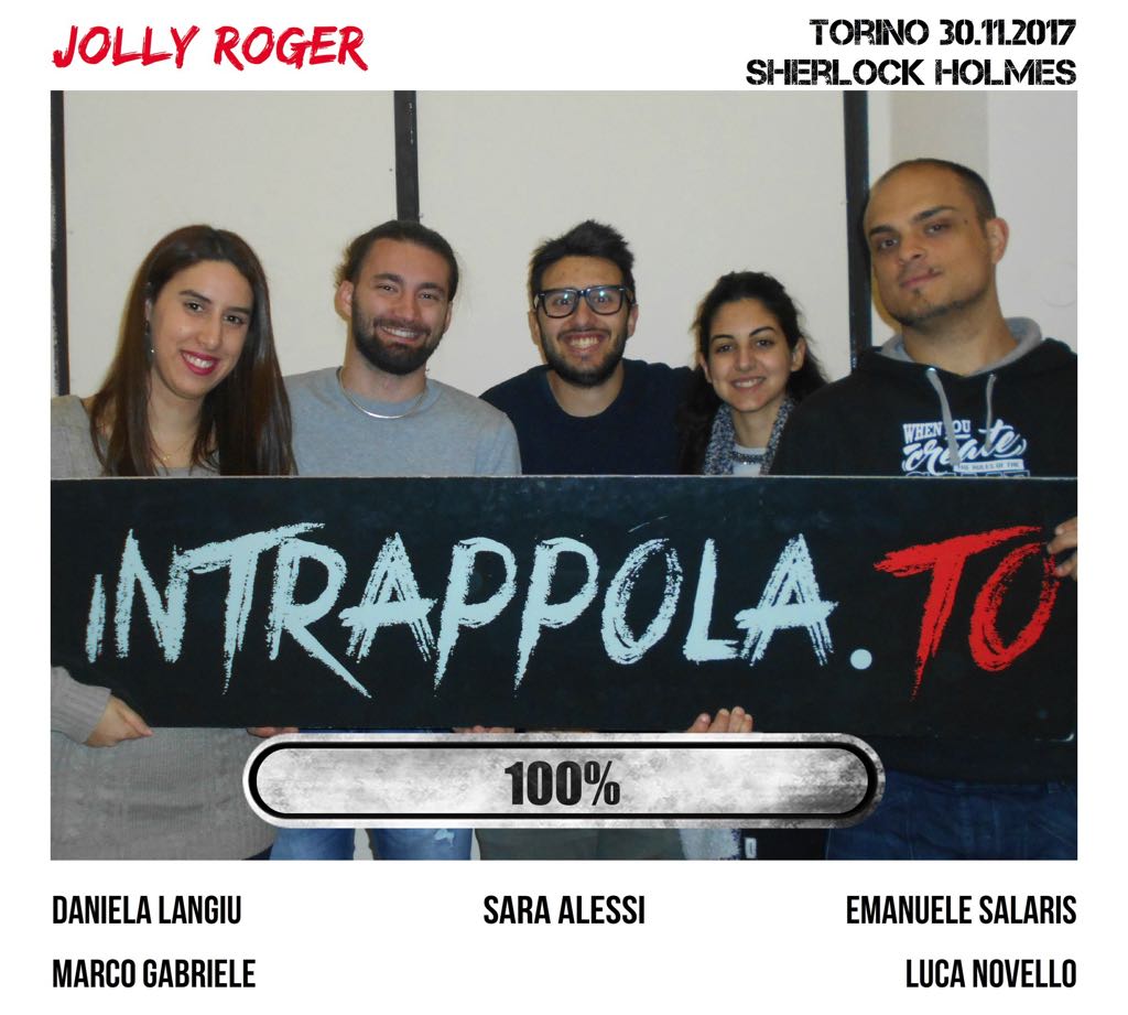Il gruppo jolly roger è fuggito dalla nostra escape room Sherlock Holmes