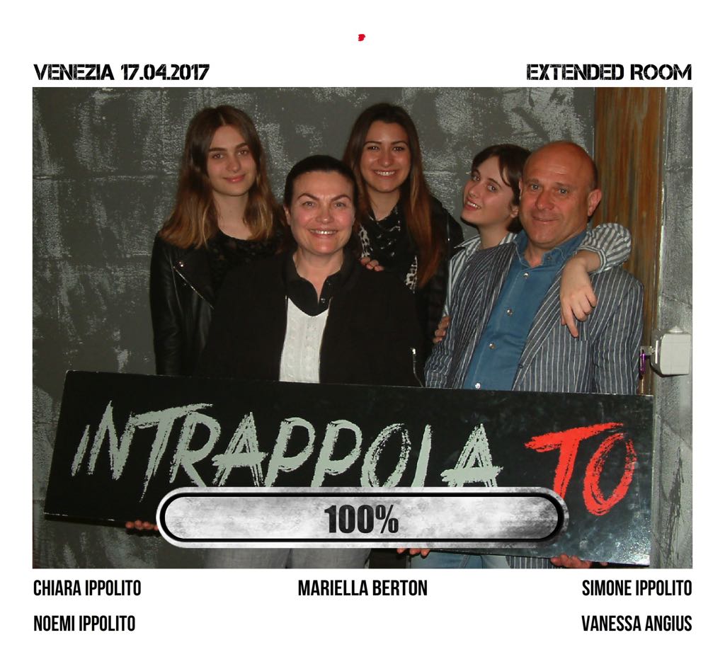 Il gruppo . è fuggito dalla nostra escape room Extended Room
