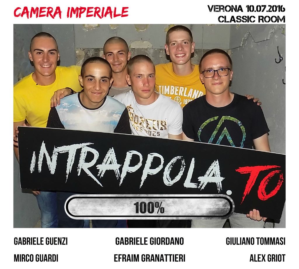 Il gruppo camera imperiale è fuggito dalla nostra escape room Classic Room