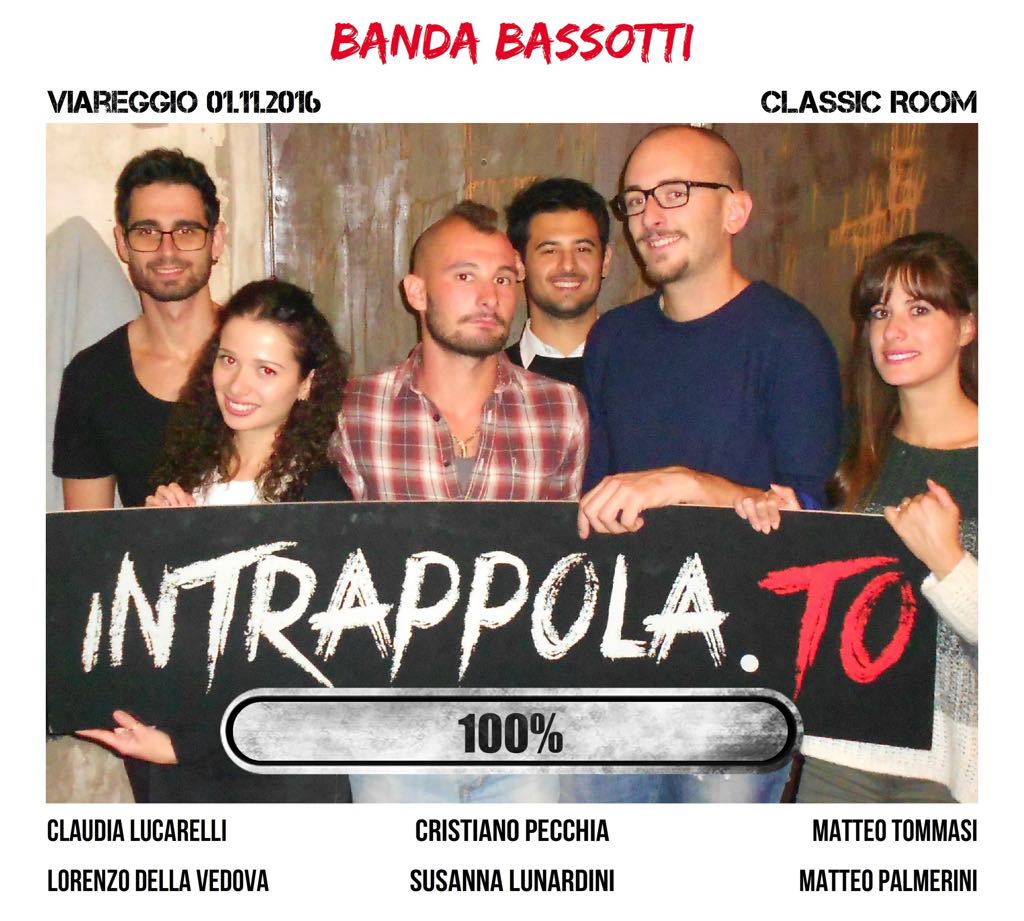 Il gruppo banda bassotti è fuggito dalla nostra escape room Classic Room