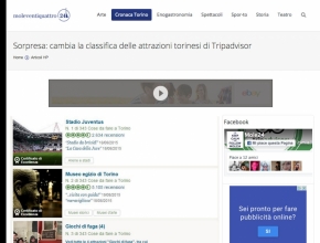 Mole 24 - Intrappola.to nella classifica delle attrazioni torinesi di Tripadvisor
