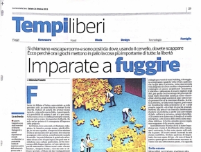 Corriere della Sera - Imparate a fuggire