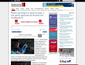 Interno 18 - Intrappola.to: risolvi gli enigmi e tenta la fuga