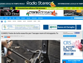 Cuneo Cronaca - Feste da tutto esaurito per l'escape room di Intrappola.to