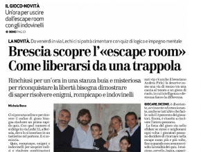 Brescia Oggi - Brescia scopre l'escape room: come liberarsi  da una trappola