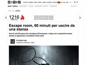 Wired - Escape room, 60 minuti per uscire da una stanza