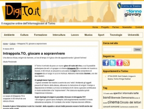 Digi.to.it - Intrappola.TO, giocare a sopravvivere