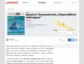 Il Piacenza - Da grande farò... l'imprenditrice dell'enigma