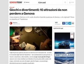 Genova Today - Giochi e divertimenti: 10 attrazioni da non perdere a Genova