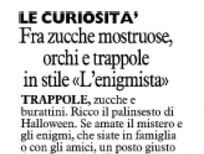 La Nazione - Intrappola.to a Viareggio: Halloween in stile L'enigmista