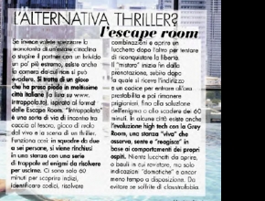 Silhouette Donna - L'escape room come alternativa thriller