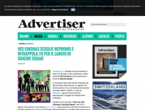 Advertiser - Uci Cinemas sceglie Intrappola.to e Wepromo per il lancio di Suicide Squad