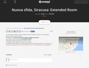 Evensi - Intrappola.to Siracusa - Arriva l'Extended Room