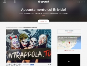 Evensi - Intrappola.to: appuntamento col brivido!