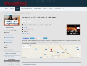 La provincia di Foggia - Intrappola.to: gioco di ruolo di Halloween