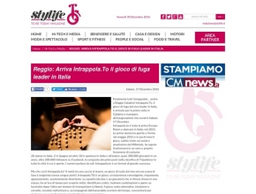 Stylife.it - Reggio: Arriva Intrappola.To il gioco di fuga leader in Italia