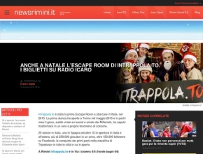 News Rimini.it - Anche a Natale l'escape room di Intrappola.to: i biglietti su Radio Icaro