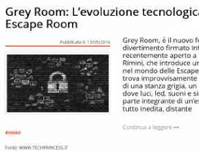 Makemefeed - Intrappola.to: Grey room, l'evoluzione tecnologica delle escape room
