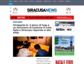 Siracusa News - Intrappola.to: il gioco di fuga è un fenomeno di costume in tutta Italia e Siracusa risponde sì alla sfida