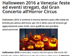UrbanPost - Halloween 2016 a Venezia: Intrappola.to è tra le migliori cose da fare