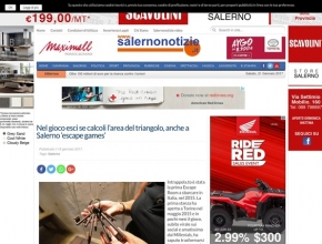 Salerno Notizie - Nel gioco esci se calcoli l’area del triangolo, anche a Salerno ‘escape games’