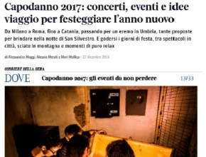 Dove - viaggi.corriere.it - Intrappola.to tra gli eventi da non perdere a Capodanno 2017
