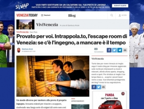 Venezia Today - Provato per voi. Intrappola.to, l'escape room di Venezia: se c'è l'ingegno, a mancare è il tempo