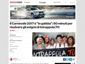 Venezia Today - Il Carnevale 2017 è "in gabbia": 60 minuti per risolvere gli enigmi di Intrappola.TO