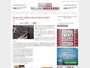 Milanoweekend.it - Escape room: a Milano il gioco di fuga con enigmi